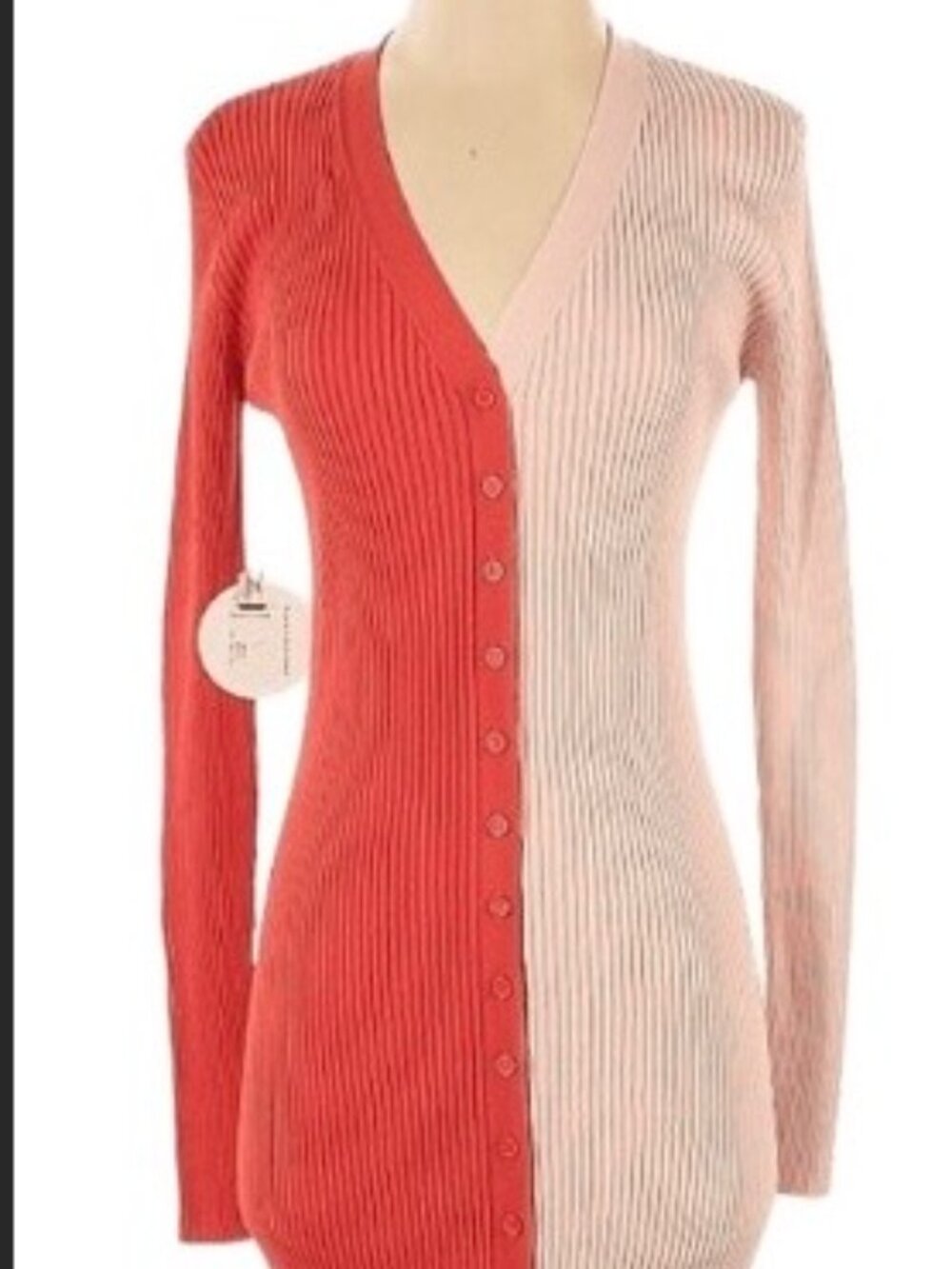 STAUD Shoko Long-sleeve Midi Dress